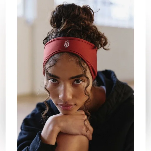 Free People red Long Distance Soft Headband - Picture 1 of 5